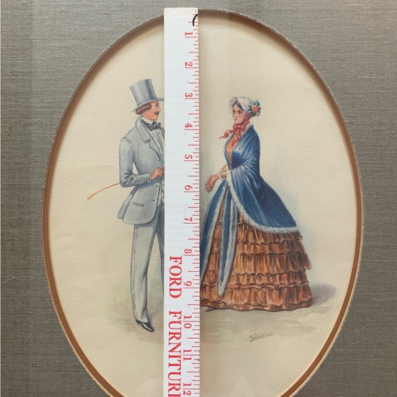 M. Jacobson Victorian Print Circa 1890 Framed & Matted - Picture 10 of 13